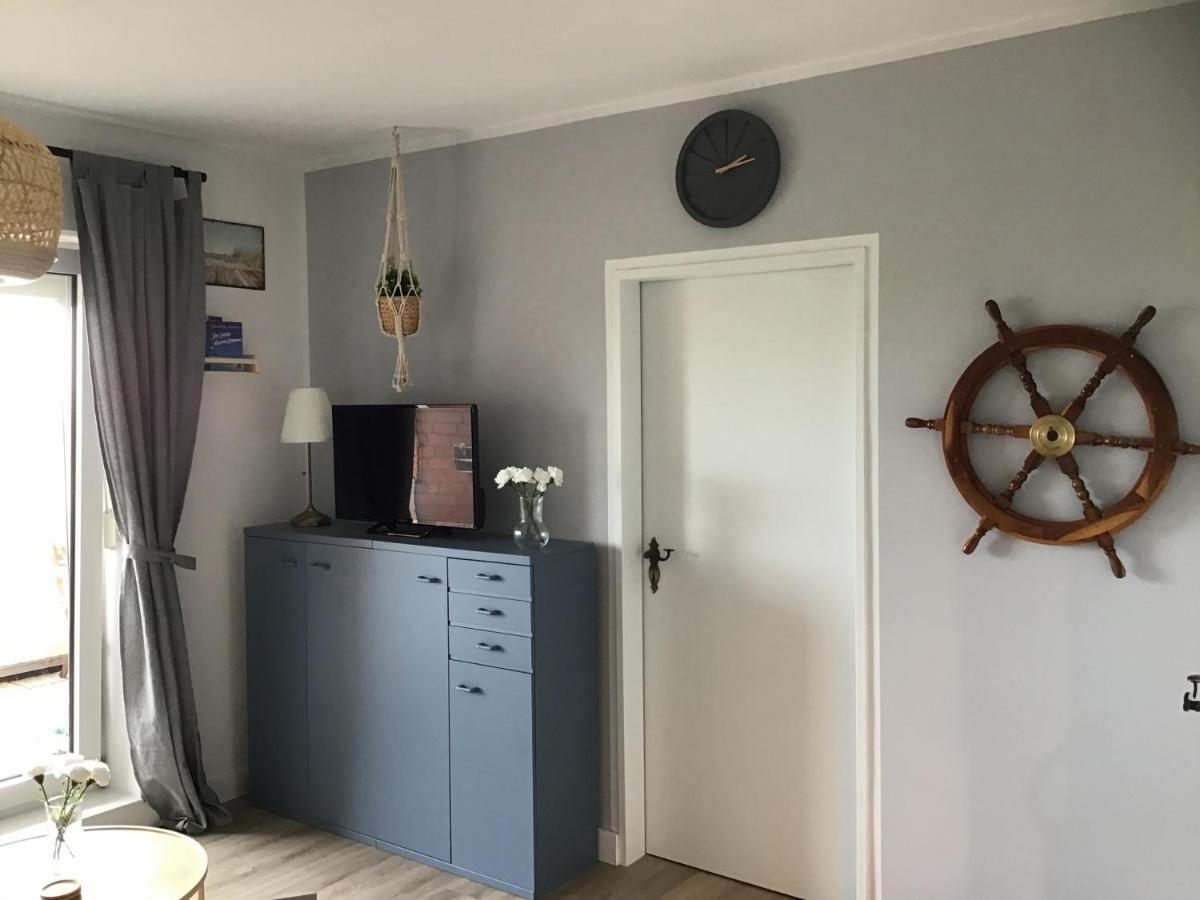 Liebevoll Eingerichtete Ferienwohnung Luettje Koje Dornum Dış mekan fotoğraf