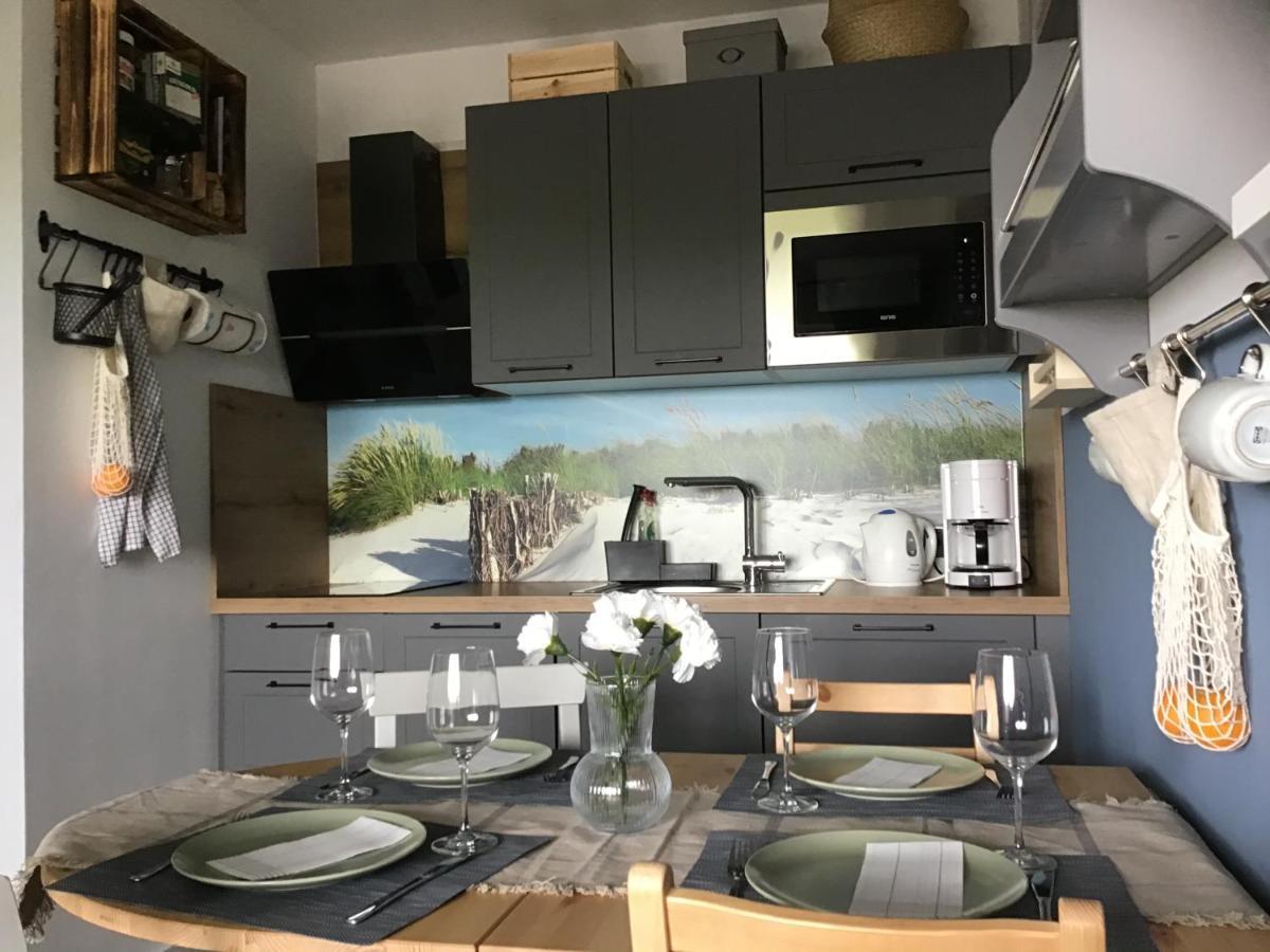 Liebevoll Eingerichtete Ferienwohnung Luettje Koje Dornum Dış mekan fotoğraf